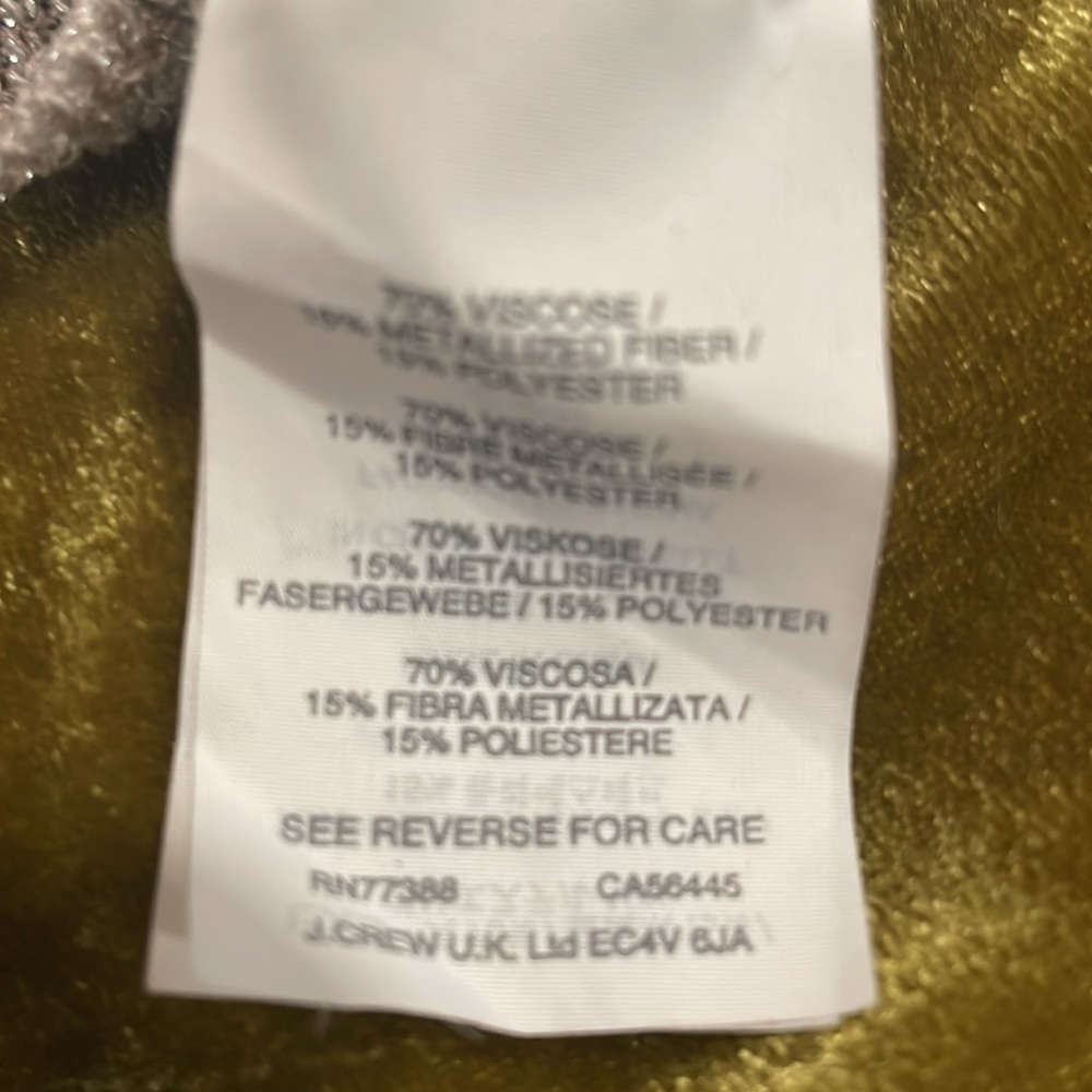 Lightweight Metallic Thread Sweater - image 4